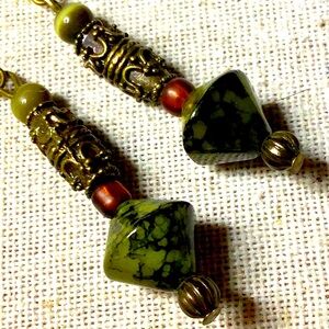 Semi Precious Unique Earrings.